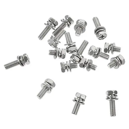 Produktbild: JEWEDECO -batterieklemmenbolzen 18-teilig Edelstahl-schraubensatz Sechskantmutter –