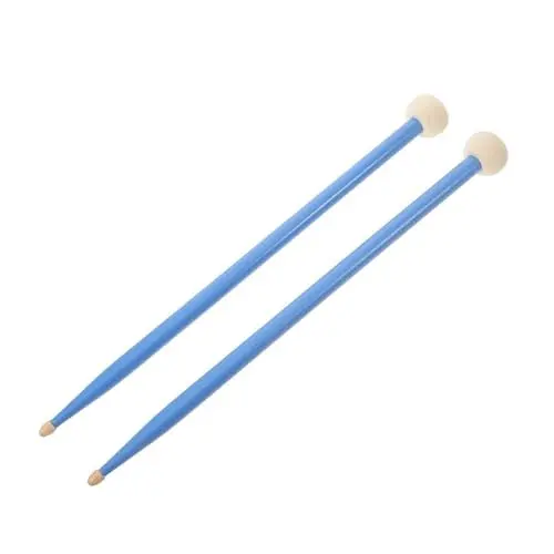 Produktbild: JEWEDECO Snare Drum Und Drum Mallets Doppelseitiges Ahornholz Marching Percussion Mallets