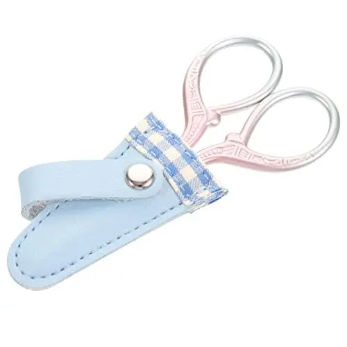 Produktbild: JEWEDECO 1 Satz Scherensatz spitzmaschine cutter Schneiderbedarf für Bastelbedarf bastelschere Mehrzweckschere Schneiderin Stickschere Nähwerkzeuge Schneiderschere Rostfreier Stahl Blue