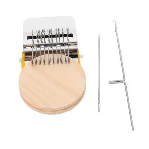 Produktbild: JEWEDECO Intellektuelles Strickspielzeug Aus Holz Für Jungen Und Mädchen Pädagogisches Werkzeugset Für Kinder Zum Basteln