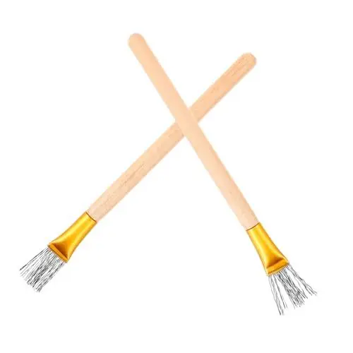 Produktbild: JEWEDECO Ergonomische Töpferwerkzeuge Aus Holz 2 Stück Ton-bildhauerpinsel Für Keramiktextur Und -schnitzerei
