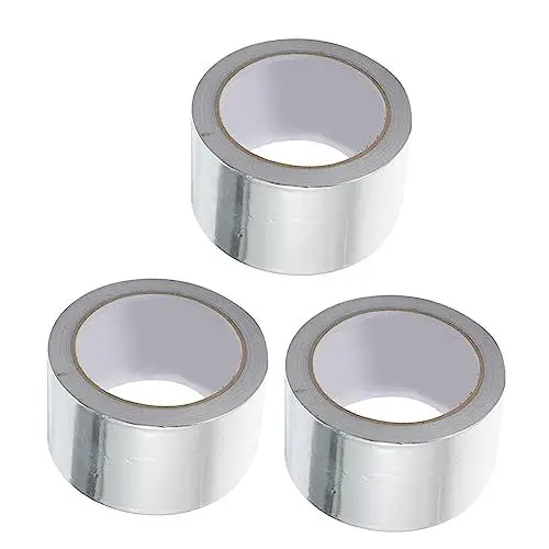 Produktbild: JEWEDECO Dichtungsband - Graues Klebeband Aluminiumfolienband Rohrabdichtung Für Den Bau Einfache Entfernung