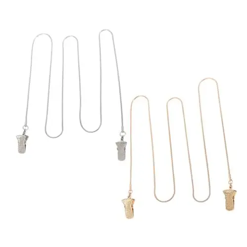 Produktbild: JEWEDECO Brillen Kette 4 Stück Brillenkette Brillenhalter Brillenhalteband Aus Sonnenbrillenkordel Brillenband Brillenbänder Brillenclip Umhängeband Für Brillen Für Maske Halskette Metall