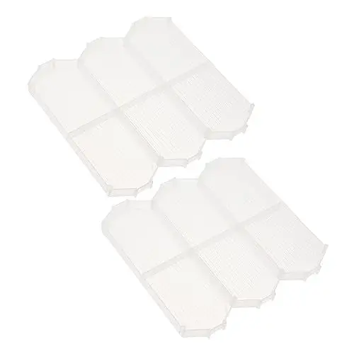 Produktbild: JEWEDECO 6st Punktbohrer Aufbewahrungsbehälter Für Perlen Farbtablett Nagel Diamanten Diamant-Organizer Perlensortierplatte Diamant-bildtabletts Zum Selbermachen Plastik Transparent