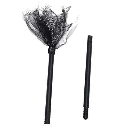 Produktbild: JEWEDECO Hexenbesen Halloween Dekoration Besenstiel Für Party Cosplay Zubehör Ornament Für Kinder Und Erwachsene
