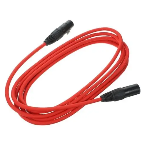 Produktbild: JEWEDECO Flexibles Audio-verbindungskabel Mikrofonkabel Für Die Aufnahme Von Signalkabeln Bühnenlichtkabel Einfach Zu Verwenden Und Aufzubewahren 3 M Länge Zufällige Farbe