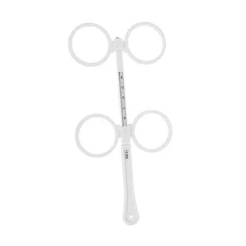 Produktbild: JEWEDECO Brillenzubehör Linse Optometrie Flipper Optometrie-Ausrüstung Vision Flipper augentraining spiegelfolie 4-Objektiv Flip-Objektiv Flips-Objektiv Glas Weiß