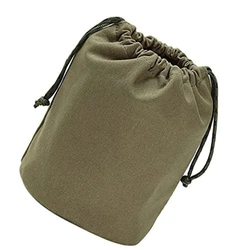 Produktbild: JEWEDECO Große Armeegrüne Aufbewahrungstasche Mit Kordelzug Ideal Für Campingbedarf Und Rucksäcke Robustes Material Perfekt Für Outdoor Aktivitäten