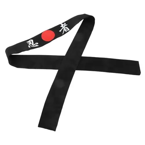 Produktbild: JEWEDECO -Stirnband japanisches Stirnband Karate-Stirnband Yoga-Stirnband Sushi gehen japan stirnband karate stirnband Dekorative Karate-Stirnbänder Fitness-Stirnband Baumwolle