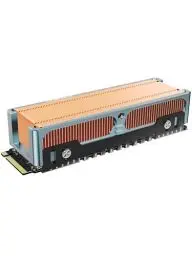 Produktbild: JEYI Q150 M2 SSD Kühlkörper, Cooper Flossen mit Aluminiumrahmen, passive Kühlkörper – Finscold Q150–1,7 mm