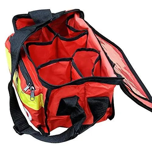 Produktbild: JFA Medical Roter Haversack Erste-Hilfe-Tasche mit Vordertasche, leer, rot, Klassisch