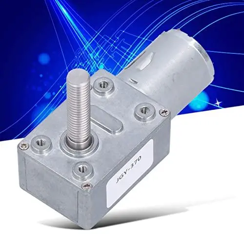 Produktbild: JGY-370 Industrieantrieb Schneckengetriebemotor M8 Gewindewelle Langsamer Motor Selbsthemmender Motor(DC12V 6RPM)