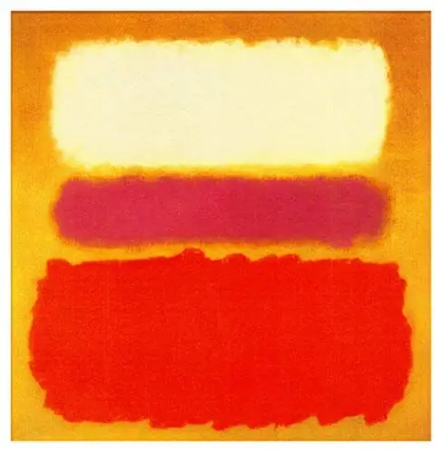 Produktbild: JH Lacrocon Gemälde Handgemalt Weiße Wolke Über Purpur 1957 von Mark Rothko - 80X80 cm Abstrakt Leinwand Bilder Gerollte Reproduktionen Kunst Poster