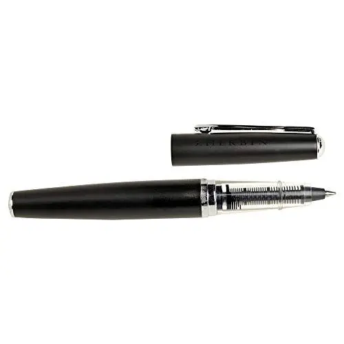 Produktbild: J.Herbin 21600T Tintenroller aus Metall (ergonomisch, kompatibel mit Standardpatronen) schwarz