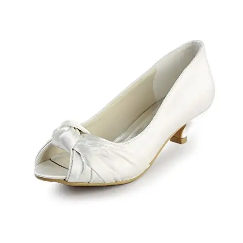 Produktbild: JIA JIA Wedding 00111 Hochzeitsschuhe Brautschuhe Damen Pumps Beige, EU 39