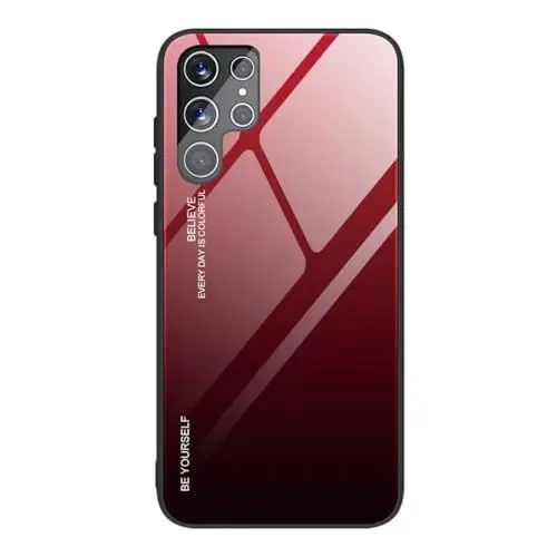 Produktbild: JIAFEI Hülle für Samsung Galaxy S24 Ultra Handyhülle, Hülle Farbverlauf Glas und TPU Schutzhülle Case Cover für Samsung Galaxy S24 Ultra, 5