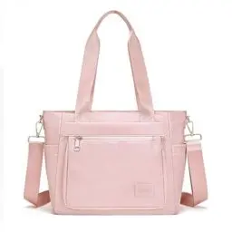 Produktbild: JIANLINST Damen Handtasche Frauen Schultertasche Casual Multifunktionale Umhängetaschen Hobo Taschen für Arbeit Einkaufen Reisen Rosa