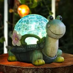 Produktbild: JIAUFU Statuen, Solarbetriebene Schildkröte Statue, Garten Rasen Dekoration Schildkröte Statue, verwendet für Hof, Balkon, Hof Dekoration, Gartengeschenke, Geschenke für Frauen,Mütter,Großmütter