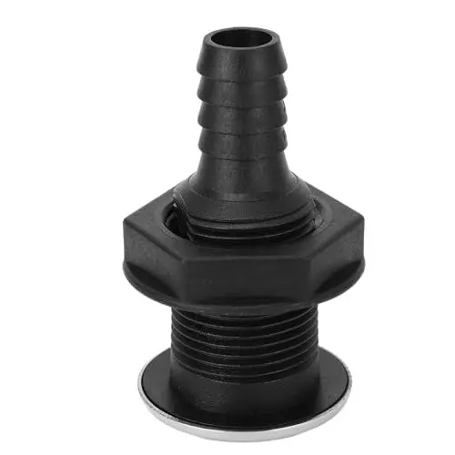 Produktbild: Jiawu Durch-Rumpf-Ventilverschraubung, 3/4 Zoll 20 Mm, Nahtlose Integration, Durch-Rumpf-Verschraubungen für Boote, Schlauch, Solide Konstruktion, Sicher für Bootsspiegel, (Gerades