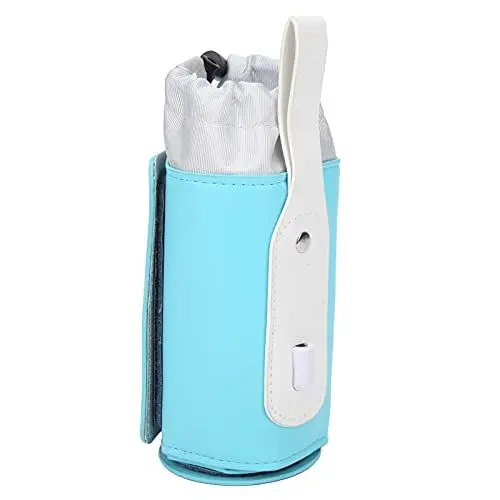 Produktbild: Jiawu Flaschenwärmer-Tasche, tragbarer Auto-Reise-Flaschenwärmer, USB-Milchwärmer, Baby-Flaschenwärmer mit USB-Datenkabel, Säuglingsflaschen-Erwärmung für drinnen, draußen, Reisen, Fahren(1#)