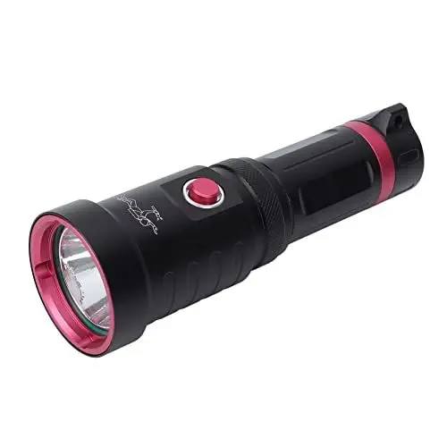 Produktbild: Jiawu Tauchlampe, D60 Tauchlampe Unterwasser Taschenlampe Tauchlampe, 5000 Unterwasser 100M Tauchlampe für Tauchaktivitäten, IPX6 wasserdichte Tauchlampe
