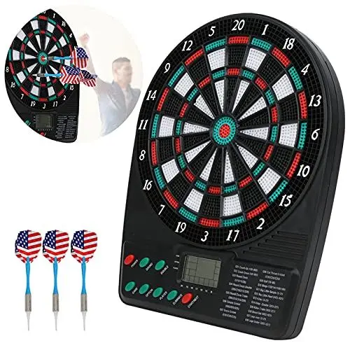 Produktbild: Jiawu Weiche Dartscheibe, elektronischer Dart, sicher, hohe Zuverlässigkeit für Familien, Erwachsene