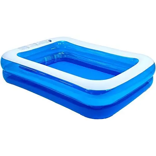 Produktbild: AVENLI Schwimmbecken Rechteckig Blau 79x59x15.75 cm 6+ Jahre Familienpool Planschbecken Kinderpool Splash Pool PVC