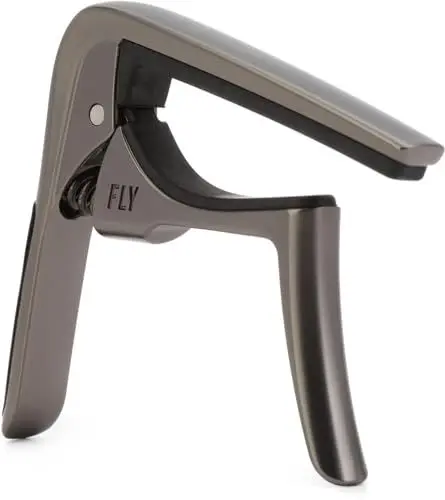 Produktbild: JIM DUNLOP Kapodaster Trigger Fly Gun Metal, E-Gitarre, Klassische Gitarre, Akustikgitarre, Platte oder Biegen, Grau