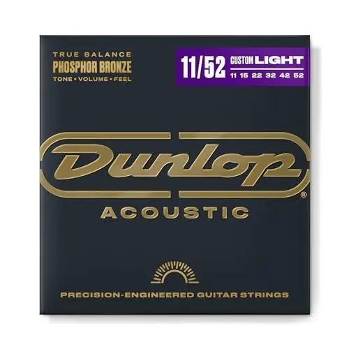Produktbild: JIM DUNLOP - DAP1152 - Akustikgitarren-Saiten - Phosphore Bronze Medium Light 11-15-22-32-42-52