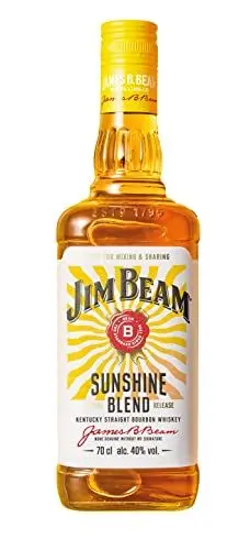 Produktbild: Jim Beam Sunshine Blend | Kentucky Straight Bourbon Whiskey | milder Geschmack mit Karamellnoten | 40% Vol. | 700 ml