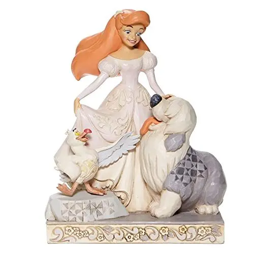 Produktbild: Jim Shore Disney Geist Sirene Ariel Weiß Wald Figurine