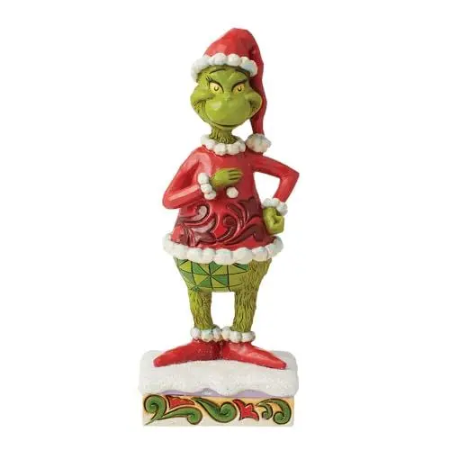 Produktbild: Jim Shore Enesco 6012701 Happy Grinch Figur 16,5 cm