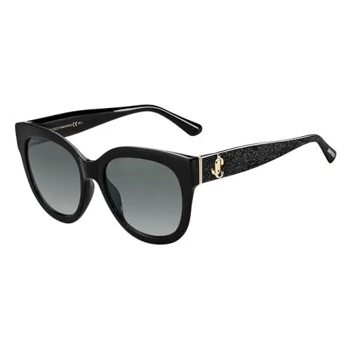Produktbild: Sonnenbrillen Jimmy Choo JILL/G/S NS8 BLACK GLITTER 54/19/ WOMAN
