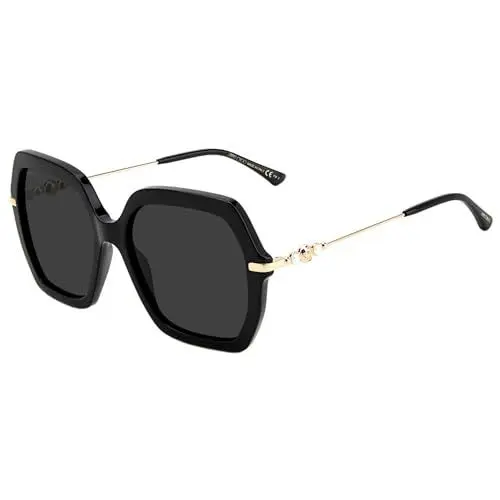 Produktbild: Jimmy Choo Unisex Esther/s Sonnenbrille, Black, 57