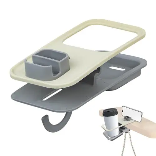 Produktbild: jinminamz Trinkbecherhalter-Clip，Getränkehalter Schreibtisch Kreativen Bürobecherhalters Büro Becherhalters Mit Haken Schreibtisch Becherhalter Geeignet Für Bürotische, Schlafzimmer, Küchen