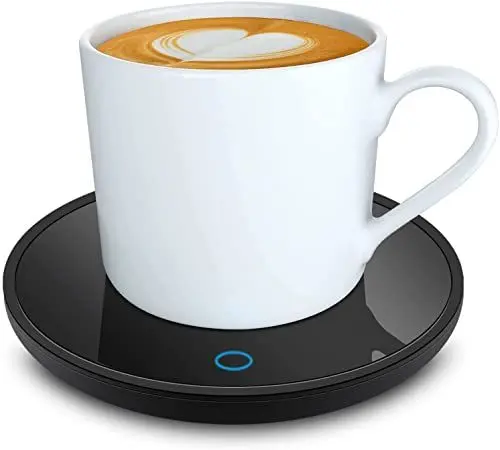 Produktbild: Jislie Elektrischer Kaffeewärmer kaffetasse warmhaltend - Smart Schreibtisch Tassenwärmer mit 2 Temperatureinstellungen Tassenwärmer Teewärmer Elektrischer Getränkewärmer für Kakao Milch