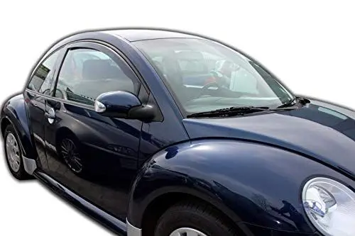 Produktbild: J&J AUTOMOTIVE | Windabweiser Passend Für New Beetle 3-Türer 1998-2012, Heko Regenabweiser, Getönt, Set 2-Teilig, Vorne, Aerodynamisch