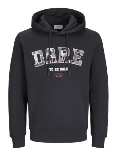 Produktbild: JJ REBEL Herren Jrebhamilton Sweat Hood Kapuzenpullover, Schwarz, M EU