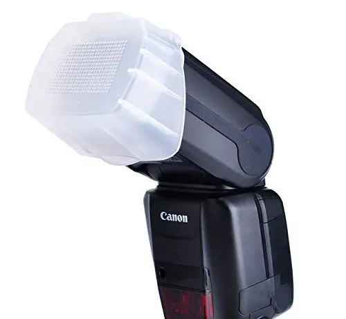 Produktbild: JJC FC-600EXII Flash Bounce Dome Diffusor für Canon 600EX II-RT - Ersetzt Canon SBA-E3 (Weiß)