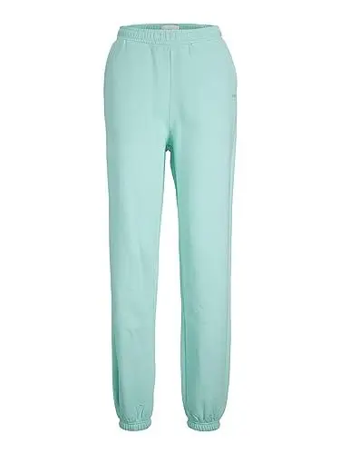 Produktbild: JJXX Damen JXABBIE HW REL Every Brush Pants NOOS Jogginghose, Aruba Blue/Print:Turqouise Logo, S
