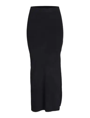 Produktbild: JJXX Damen Jxdahlia Long Skirt Knit Strickrock, Black, 40