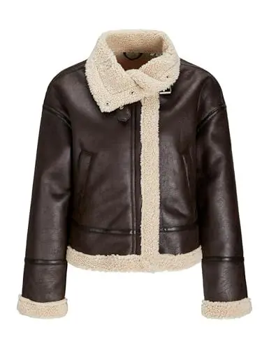 Produktbild: JJXX Damen JXYOLANDA PU Shearling JKT OTW Jacke, Java, XL