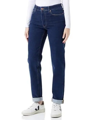 Produktbild: JJXX Women's JXSEOUL Straight MW RC3001 RCY NOOS Hose, Dark Blue Denim, 28/34