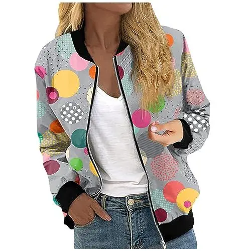 Produktbild: JKJFJKA Jacke Damen Frühling Cardigan Beige Sommermantel 2 Jacke Damen Mantel Beige Jacken Damen Rote Jacke Große Größen Damen Blazer Weiss Shell Jacke Mantel Damen Lang Übergangsjacke Damen Schwarz