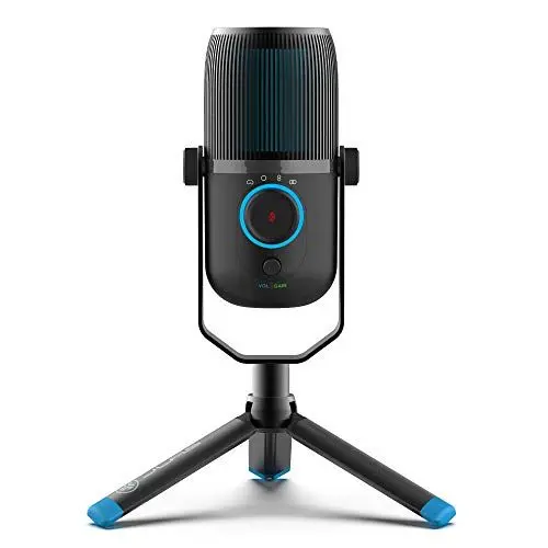Produktbild: JLab Talk USB Mikrofon - PC Plug und Play Mit USB-C, 4 Richtcharakteristiken, Lautstärkeregelung und Stummschaltung - Streaming, Podcast und Gaming Mit Stativ