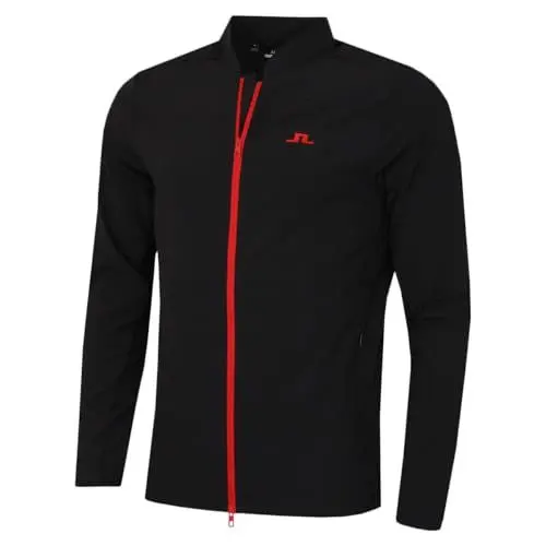 Produktbild: J.Lindeberg Herren Jeff Hybrid Wasserabweisende Golfjacke - Schwarz - L