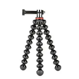 Produktbild: JOBY JB01516-BWW GorillaPod 500 Action flexibles Ministativ (mit Stiftbefestigung für GoPro, 360-Grad-Kameras und andere Action-Kameras, Traglast bis zu 500 g)