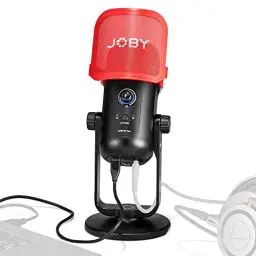 Produktbild: JOBY Wavo POD USB-Kondensatormikrofon für PC, Streaming Mikrofon, Podcasts, mit Stummschaltung, Verstärkungsregelung, Live-Überwachung, Plug-and-Play für PC und Mac, USB Mikrofon, Gaming Mikrofon PC