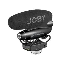 Produktbild: JOBY Wavo PRO Professionelles Richtmikrofon zur Kameramontage, Stabmikrofon mit Eingebauter ANR und mit Rycote-Dämpfungshalterung, Dynamische Mikrofone, Professionelles Mikrofon, Mikrofon Kamera