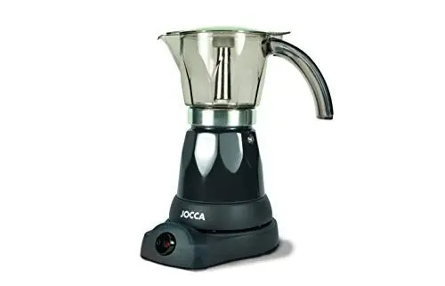 Produktbild: Jocca Elektrische Espressokanne mit 360° Basis, 6 Tassen, Schwarz